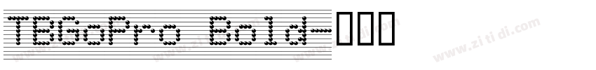 TBGoPro Bold字体转换